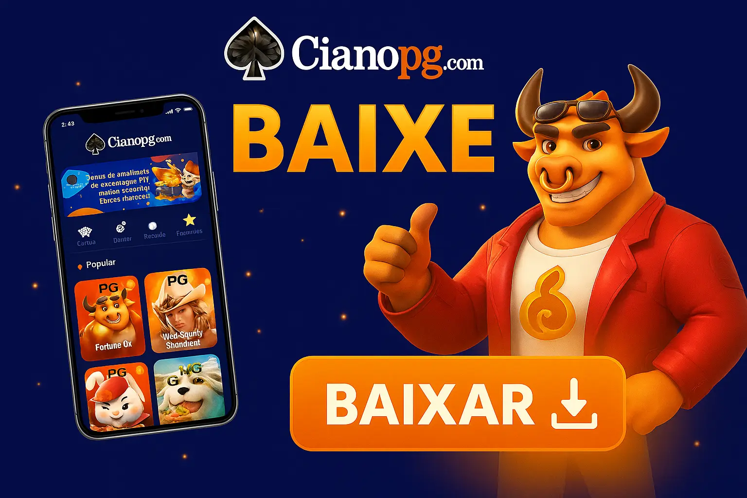 Baixar o CIANOPG Cassino App