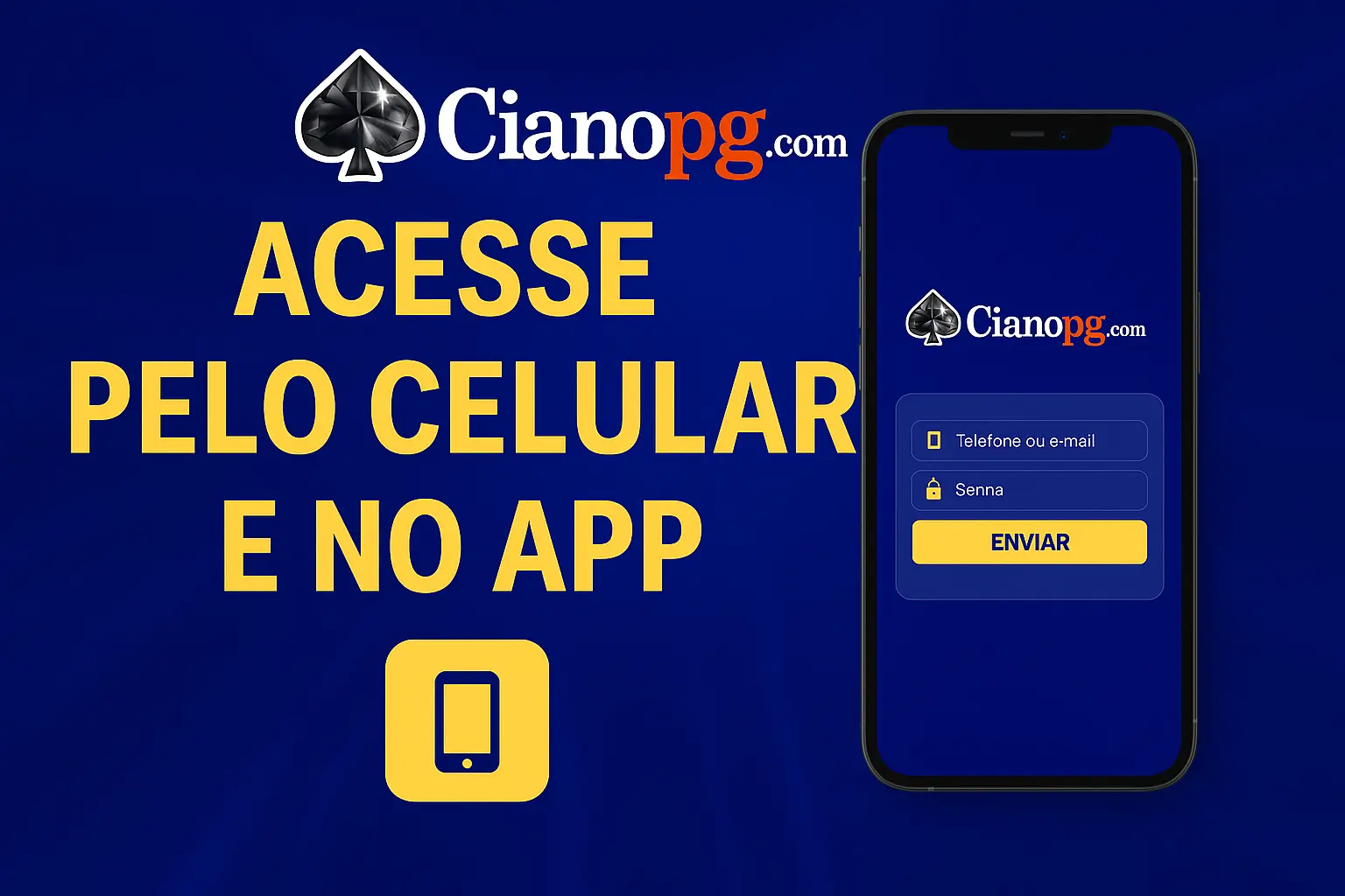 Não Perca tempo, o rRgistro na site CIANOPG